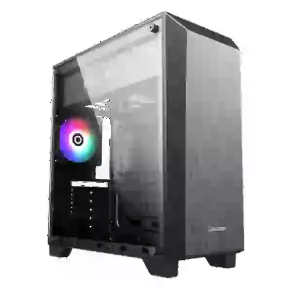 Корпус GameMax Nova N5 Black, без БЖ, Midi Tower, ATX / Micro ATX / Mini ITX, 1хUSB 3.0, 1хUSB 2.0, 1x120 мм LED, 430x200x437 мм, 0.5 мм, 4.0 кг - 3