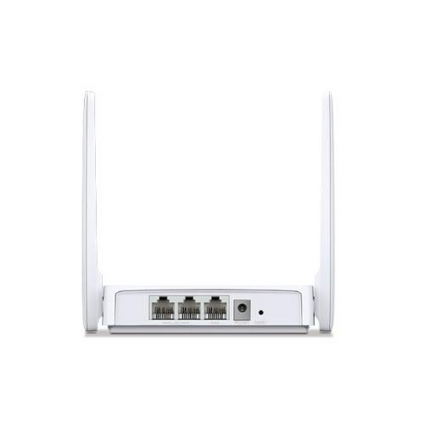 Роутер Mercusys MW301R Wi-Fi 802.11b/g/n, 300Mb, 3 LAN 10/100Mb, режим точки доступу, швидке налаштування безпеки, PoE - 3