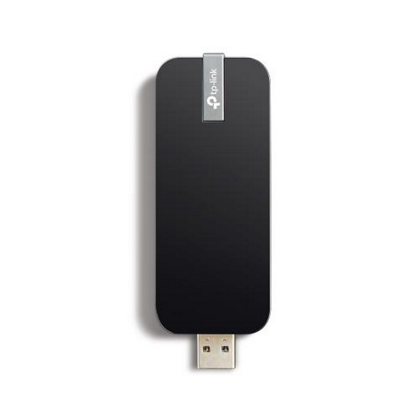 Мережевий адаптер USB TP-LINK Archer T4U, Black, 5GHz / 2.4GHz, AC1300 (867 / 400 Мбит/с), USB 3.0, кнопка WPS, високопотужні антени, MU-MIMO - 2