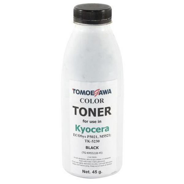 Тонер Kyocera TK-5230, Black, P5021, M5521, 45 г, Tomoegawa (TG-KM5521B-45)