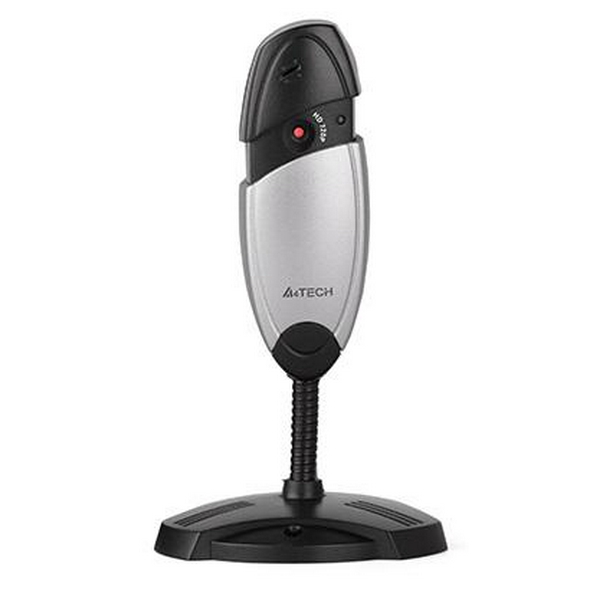 Веб-камера A4Tech PK-635P, Black/Grey, 1.3 Mpx, 720p, USB 2.0, вбудований мікрофон, 360° обертання (PK-635P)