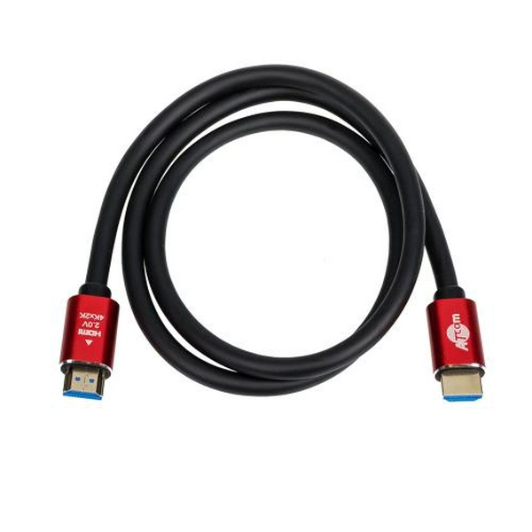 Кабель HDMI (M) - HDMI (M), 2 м, Black, Atcom, V2.0 (24942) - 2