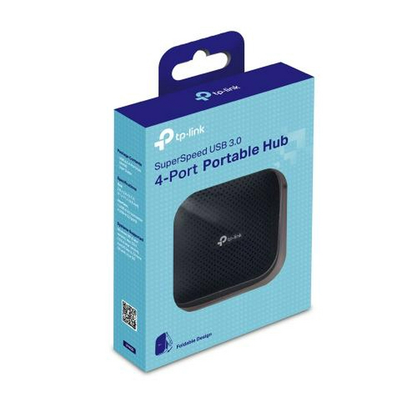 Хаб USB TP-Link UH400, Black, USB 3.0 - 4xUSB 3.0 - 5