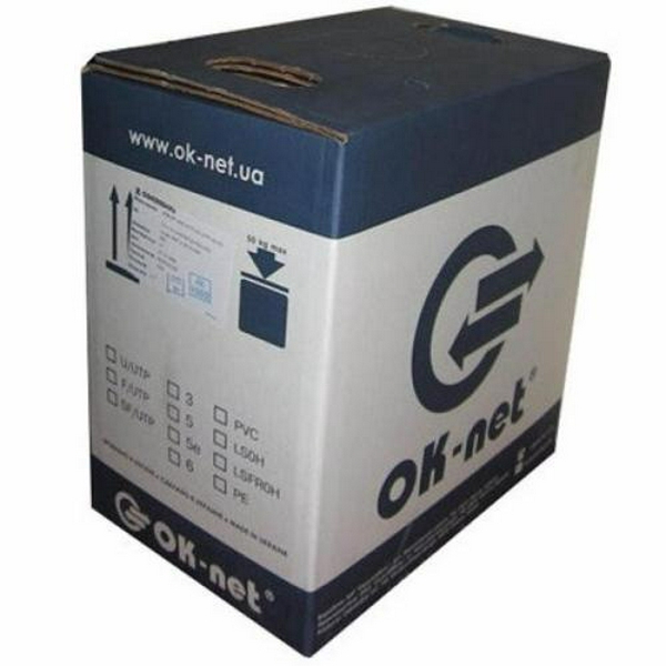 Кабель FTP, Cu (мідь), для внутрішньої прокладки, 4x2x0,54 мм, "Одескабель", Cat.6, бухта 305 м (КПВЭ-ВП (250))