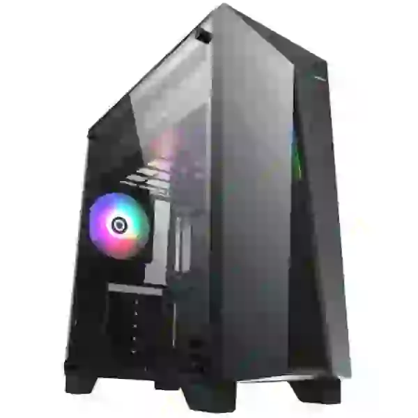 Корпус GameMax Nova N6 Black, без БЖ, Midi Tower, ATX / Micro ATX / Mini ITX, 1хUSB 3.0, 1хUSB 2.0, 1x120 мм LED, 430x200x437 мм, 0.5 мм, 4.0 кг