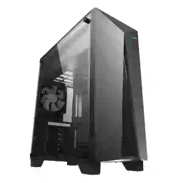 Корпус GameMax Nova N6 Black, без БЖ, Midi Tower, ATX / Micro ATX / Mini ITX, 1хUSB 3.0, 1хUSB 2.0, 1x120 мм LED, 430x200x437 мм, 0.5 мм, 4.0 кг - 2
