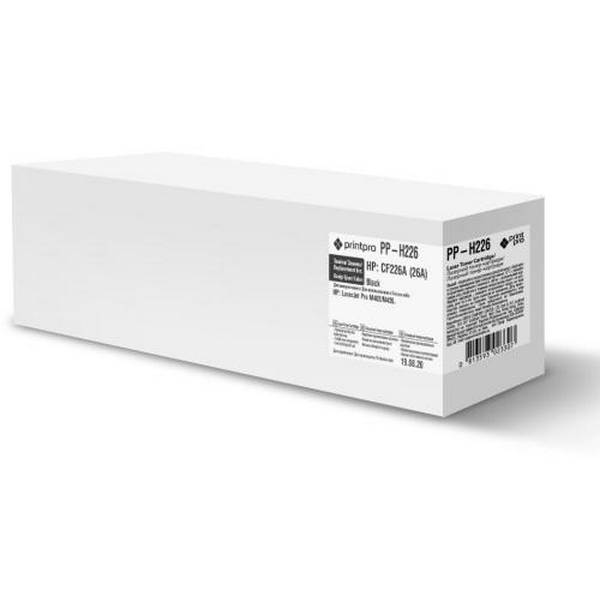 Картридж HP 26A (CF226A), Black, LJ Pro M402/M426, 3100 стор, PrintPro (PP-H226)