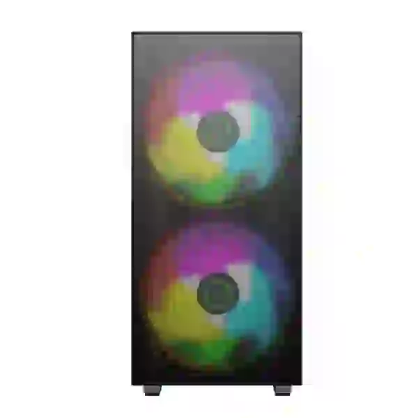 Корпус GameMax Aero Black, без БЖ, Mid Tower, ATX / Micro ATX / Mini ITX, 1хUSB 3.0, 1хUSB 2.0, 1x120 мм ARGB Fan, 2x200 мм ARGB Fan, 360x210x440 мм, 0.5 мм, 5.5 кг - 6