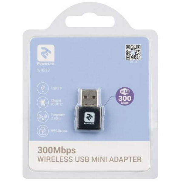 Мережевий адаптер USB 2E PowerLink WR812 N300, Black, 2.4GHz (802.11b/g/n), чіп RTL8192 (2E-WR812) - 4