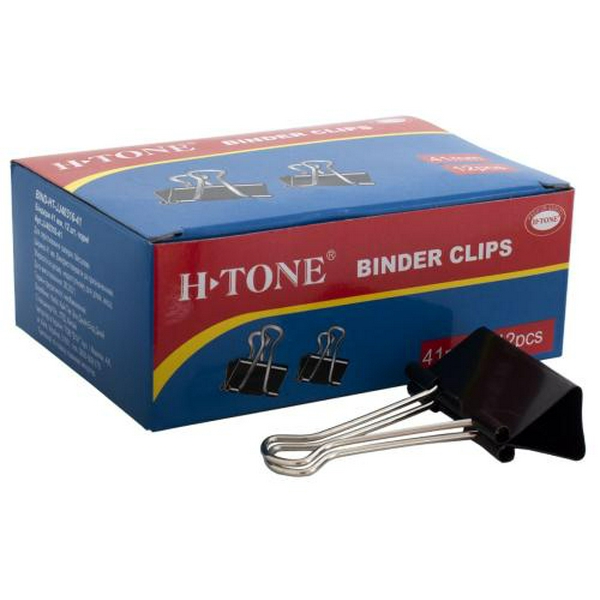 Біндери H-Tone Black, 41 мм, 12 шт (JJ40316-41)