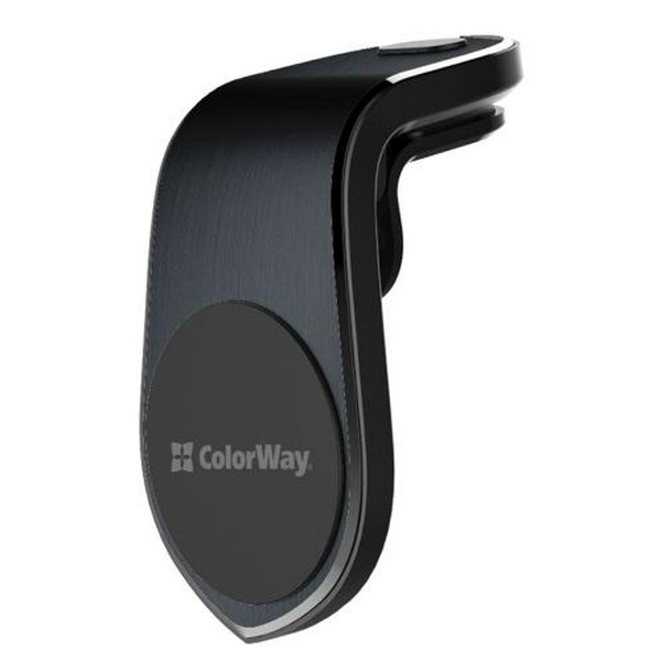 Автотримач для телефону ColorWay Metallic Air Vent-1, Black (CW-CHM04-BK)