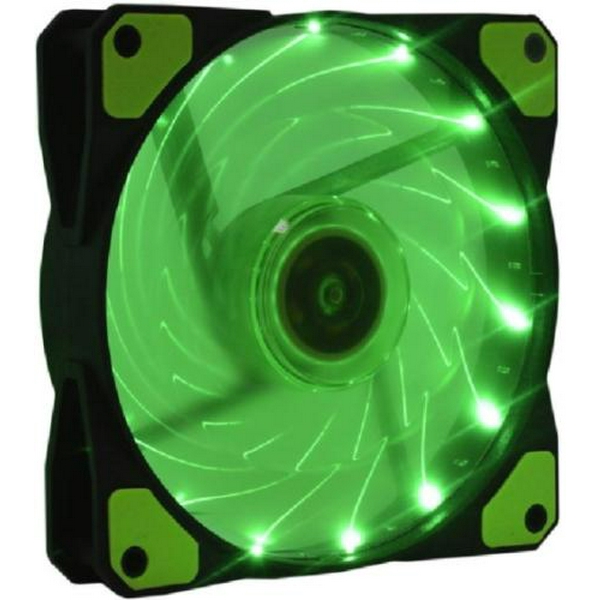 Вентилятор 140 mm Cooling Baby 14025S Green, 140x140x25мм HB 1200 об/хв 25дБ, SB 12В 0.25A, 4pin MOLEX