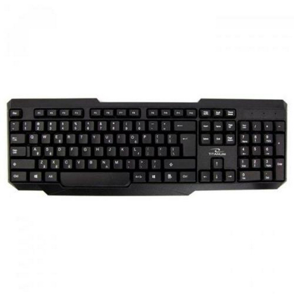 Комплект бездротовий Esperanza TK108UA, Black, USB (клавіатура+миша) - 3