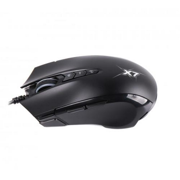Миша A4Tech X89 Game Oscar Neon mouse Black, Optical, USB, 2400 dpi, Gaming X7, кабель 1,8 м - 2