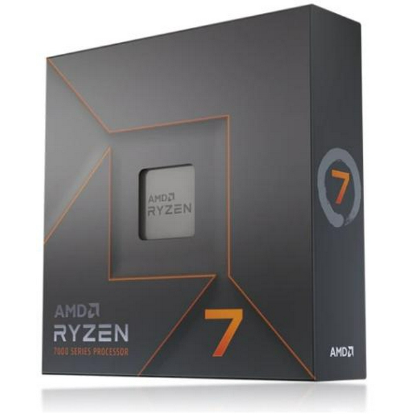 Процесор AMD (AM5) Ryzen 7 7700X, Box, 8x4.5 ГГц (Turbo Boost 5.4 ГГц), Radeon Graphics, L3 32Мб, Zen 4, 5 нм, TDP 105 Вт, розблокований множник, система охолодження в комплекті не йде (100-100000591WOF)