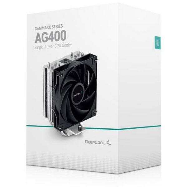Кулер для процесора Deepcool AG400, алюміній, 1x120 мм, для Intel 115x/1200/1700/775, AMD AMx/FMx - 6