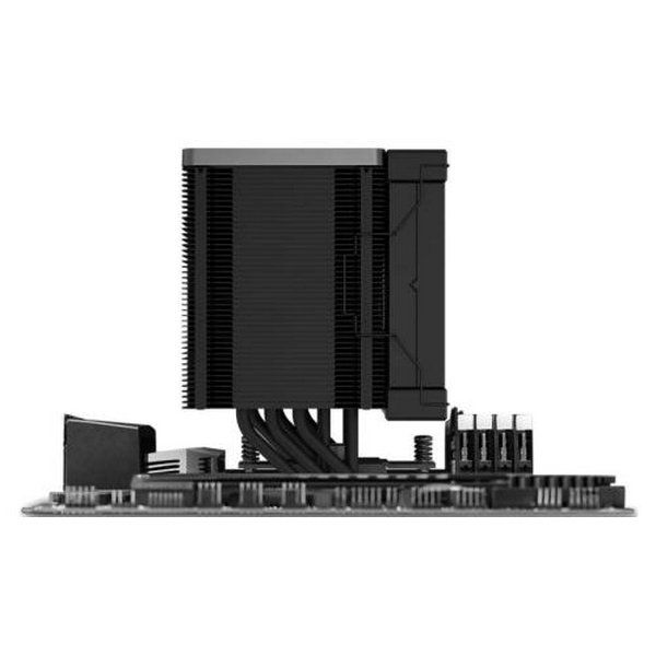 Кулер для процесора Deepcool AK500 Zero Dark, Black, алюміній/мідь, 1x120 мм PWM, для Intel 115x/1200/1700/2011/2066, AMD AM4/AM5 (R-AK500-BKNNMT-G-1) - 4