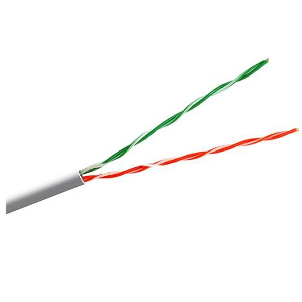 Кабель UTP, CCA, для внутрішньої прокладки, 2x2x0,50 мм, Atcom Standard, бухта 305 м (7944)