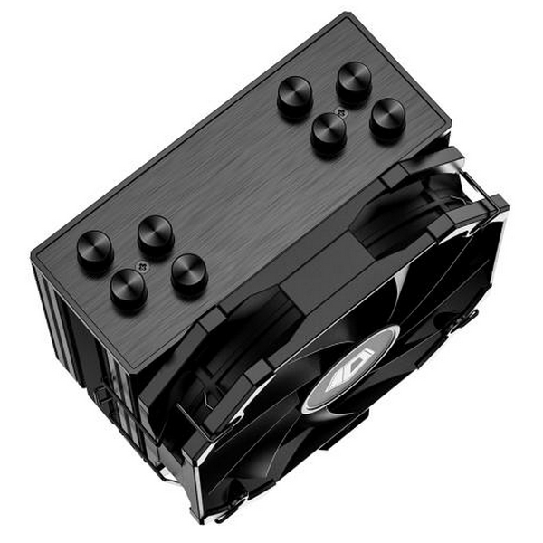 Кулер для процесора ID-Cooling SE-224-XTS Mini Black, 1x120 мм, алюміній/мідь, Intel: 1700/1200/1150/1151/1155/1156, AMD: AM4/AM5, 120x134x76 мм, 4-pin PWM, до 180 Вт - 2
