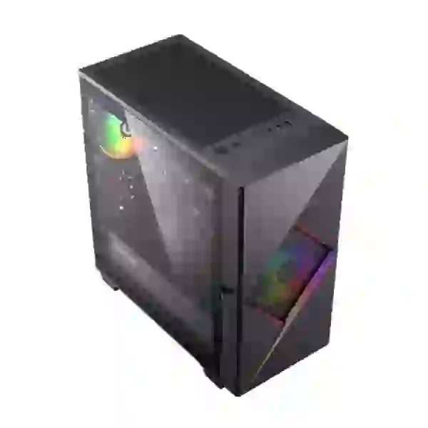Корпус GameMax Cyclops BR Black, без БЖ, Mini Tower, Micro ATX / Mini ITX, 1xUSB 3.1, 2xUSB 2.0, 3x120 мм LED, 350х188х380 мм - 3