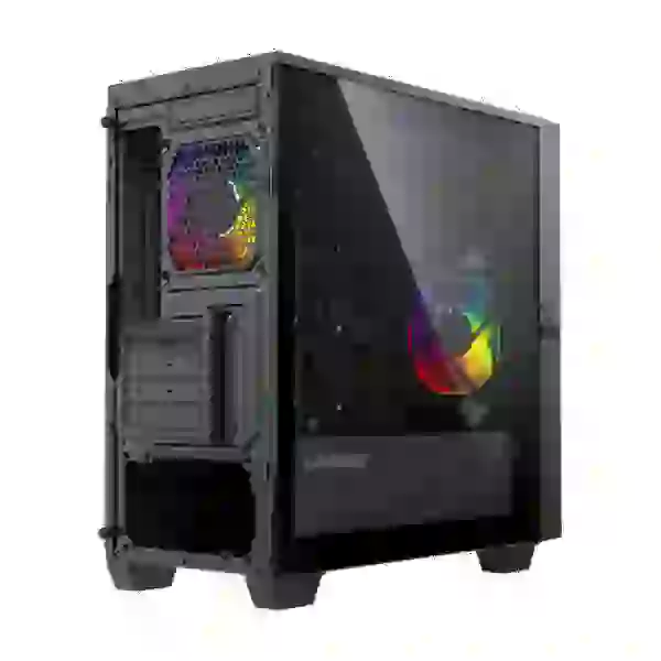 Корпус GameMax Cyclops BR Black, без БЖ, Mini Tower, Micro ATX / Mini ITX, 1xUSB 3.1, 2xUSB 2.0, 3x120 мм LED, 350х188х380 мм - 5