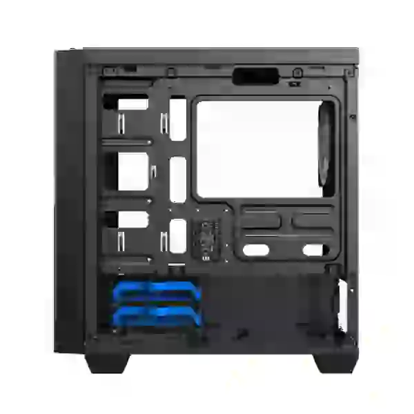 Корпус GameMax Cyclops BR Black, без БЖ, Mini Tower, Micro ATX / Mini ITX, 1xUSB 3.1, 2xUSB 2.0, 3x120 мм LED, 350х188х380 мм - 7