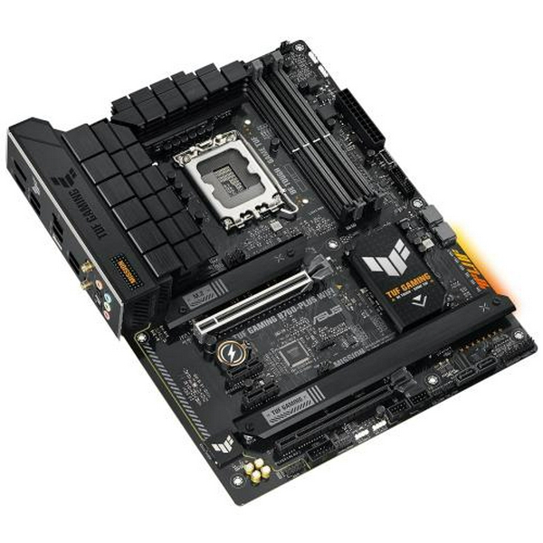 Материнська плата LGA1700, Asus TUF GAMING B760-PLUS WIFI, B760, 4xDDR5, Int.Video(CPU), 4xSATA3, 3xM.2, 1xPCI-E 16x 5.0, 1xPCI-E 16x 3.0, 2xPCI-E 1x 3.0, Realtek 7.1, Realtek 2.5Gb, WiFi 6, Bluetooth 5.2, 7xUSB3.2/3xUSB2.0, HDMI/DP, ATX - 5
