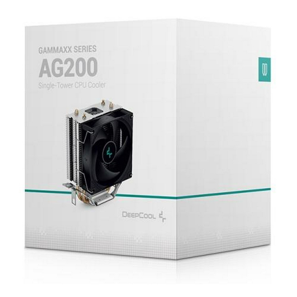 Кулер для процесора Deepcool AG200, алюміній/мідь, 1x92 мм, для Intel 115x/1200/1700, AMD AMx/FMx - 7