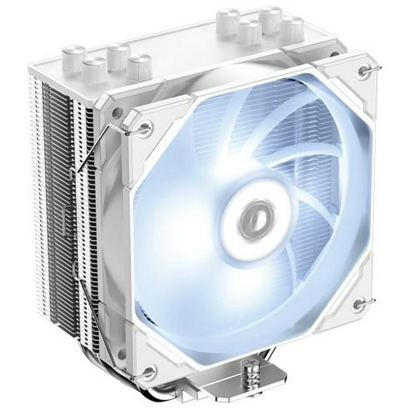 Кулер для процесора ID-Cooling SE-224-XTS White, 1x120 мм, алюміній/мідь, Intel: 1700/1200/1150/1151/1155/1156, AMD: AM4/AM5, 120x151x75 мм, 4-pin PWM, до 220 Вт