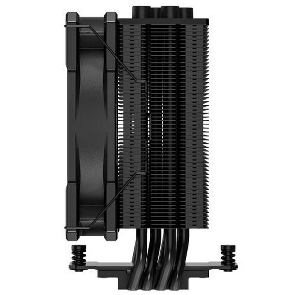 Кулер для процесора ID-Cooling SE-224-XTS Black, 1x120 мм, алюміній/мідь, Intel: 1700/1200/1150/1151/1155/1156, AMD: AM4/AM5, 120x151x75 мм, 4-pin PWM, до 220 Вт - 3