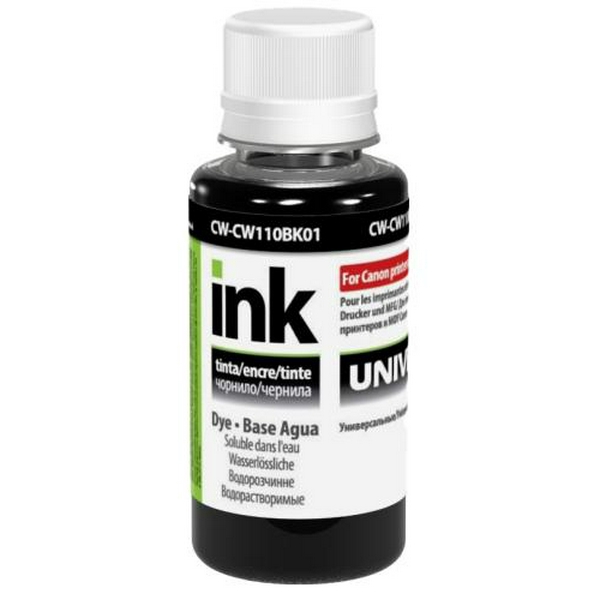 Чорнило ColorWay Canon Universal, Black, 100 мл, водорозчинне (CW-CW110BK01)