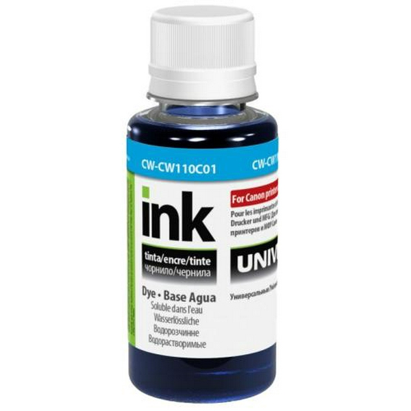 Чорнило ColorWay Canon Universal, Cyan, 100 мл, водорозчинне (CW-CW110C01)