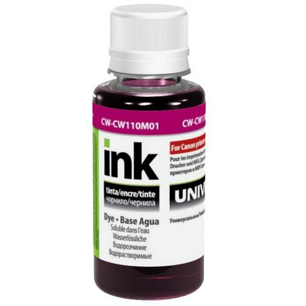 Чорнило ColorWay Canon Universal, Magenta, 100 мл, водорозчинне (CW-CW110M01)