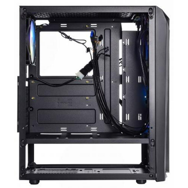Корпус Qube BOREY Black, без БЖ, Mini Tower, ATX, Mini ITX, 1хUSB 3.0, 2хUSB 2.0, 390x190x440 мм, 4.35 кг (BOREY_F5NU3) - 5