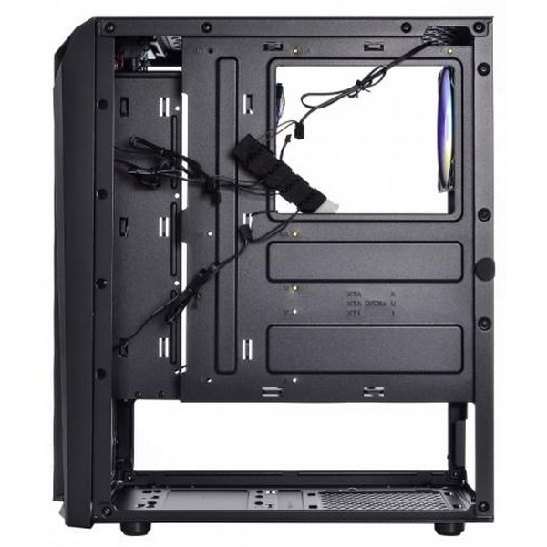 Корпус Qube BOREY Black, без БЖ, Mini Tower, ATX, Mini ITX, 1хUSB 3.0, 2хUSB 2.0, 390x190x440 мм, 4.35 кг (BOREY_F5NU3) - 6