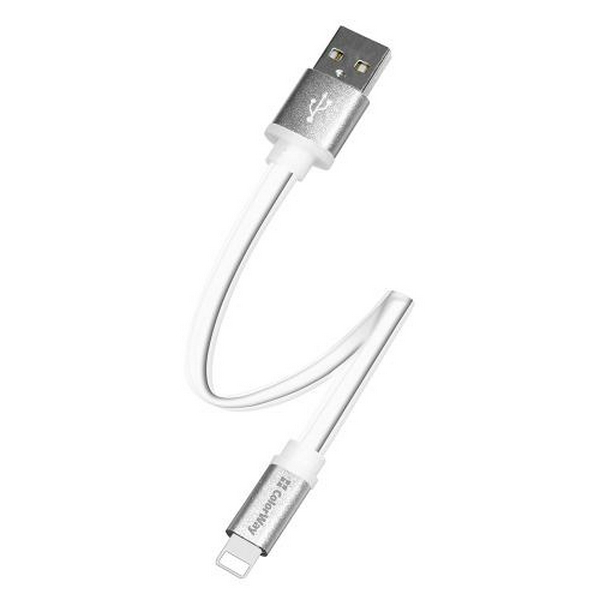 Кабель USB AM - Lightning, 25 см, White, ColorWay, 2.4A (CW-CBUM-LM25W) - 2