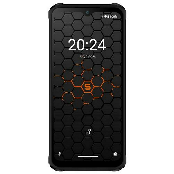 Смартфон Sigma mobile X-treme PQ56 Black, 2 Nano-Sim, 6.53" (1600x720) IPS, MediaTek Helio P22, RAM 6Gb, ROM 128Gb, microSD, GPS, Wi-Fi, LTE, 4 Cam (16Mp + 0.3Mp + 0.08Mp + 5Mp), Li-Ion 10000mAh, Android 13 - 2