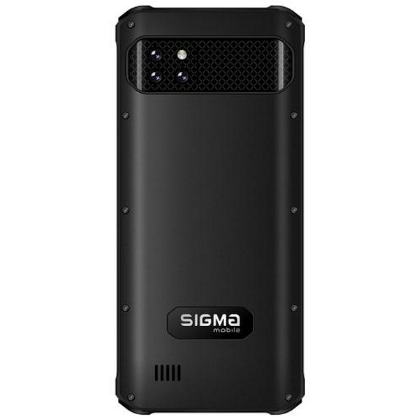 Смартфон Sigma mobile X-treme PQ56 Black, 2 Nano-Sim, 6.53" (1600x720) IPS, MediaTek Helio P22, RAM 6Gb, ROM 128Gb, microSD, GPS, Wi-Fi, LTE, 4 Cam (16Mp + 0.3Mp + 0.08Mp + 5Mp), Li-Ion 10000mAh, Android 13 - 3