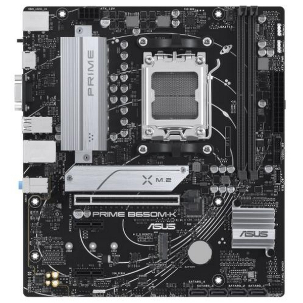 Материнська плата AM5 Asus PRIME B650M-K, B650, 2xDDR5, Int.Video (CPU), 4xSATA3, 2xM.2, 1xPCI-E 4.0 x16, 2xPCI-E 4.0 x1, Realtek 7.1, Realtek 2.5Gb, 6xUSB3.2/6xUSB2.0, VGA/HDMI, MicroATX - 2
