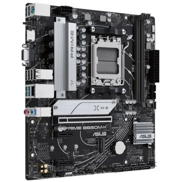 Материнська плата AM5 Asus PRIME B650M-K, B650, 2xDDR5, Int.Video (CPU), 4xSATA3, 2xM.2, 1xPCI-E 4.0 x16, 2xPCI-E 4.0 x1, Realtek 7.1, Realtek 2.5Gb, 6xUSB3.2/6xUSB2.0, VGA/HDMI, MicroATX - 3