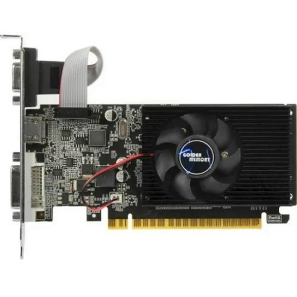 Відеокарта GeForce GT610, Golden Memory, 1Gb GDDR3, 64-bit, VGA/DVI/HDMI, 810/1333 MHz, Low Profile (GT610D31G64bit) - 2