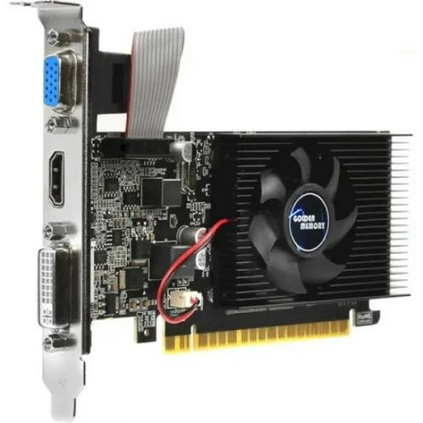 Відеокарта GeForce GT610, Golden Memory, 1Gb GDDR3, 64-bit, VGA/DVI/HDMI, 810/1333 MHz, Low Profile (GT610D31G64bit) - 3