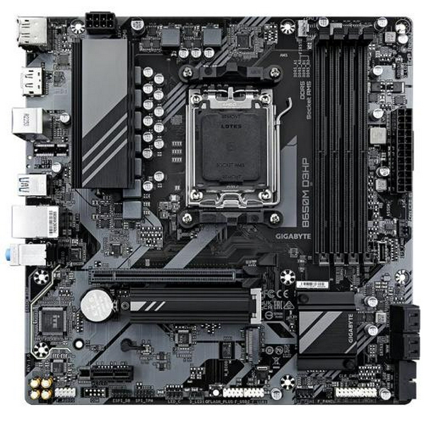 Материнська плата AM5 Gigabyte B650M D3HP, B650, 4xDDR5, Int.Video (CPU), 4xSATA3, 2xM.2, 1xPCI-E 4.0 16x, 1xPCI-E 3.0 1x, Realtek 7.1, Realtek 2.5Gb, 7xUSB3.2/6xUSB2.0, HDMI/2xDP, MicroATX - 3