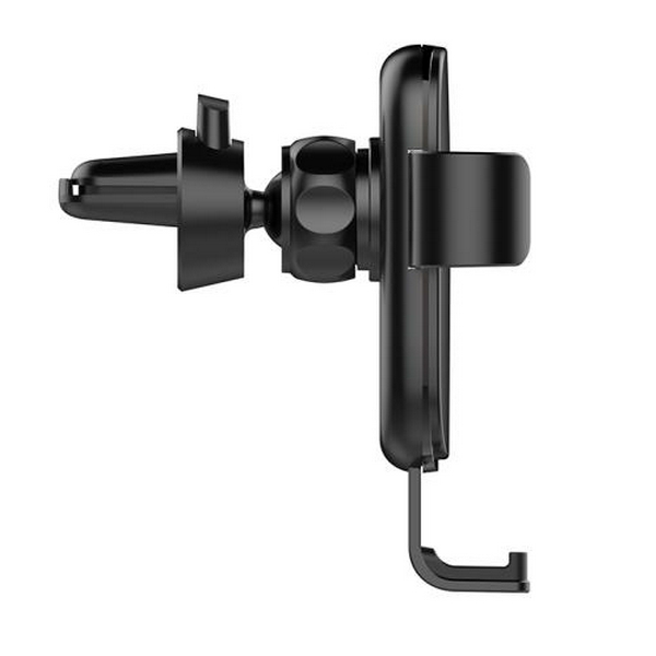 Автотримач для телефону ColorWay Metallic Gravity Holder 3, Black, в дефлектор повітроводу, поворот тримача на 360°, від 4" до 6.5" (CW-CHG14-BK) - 5