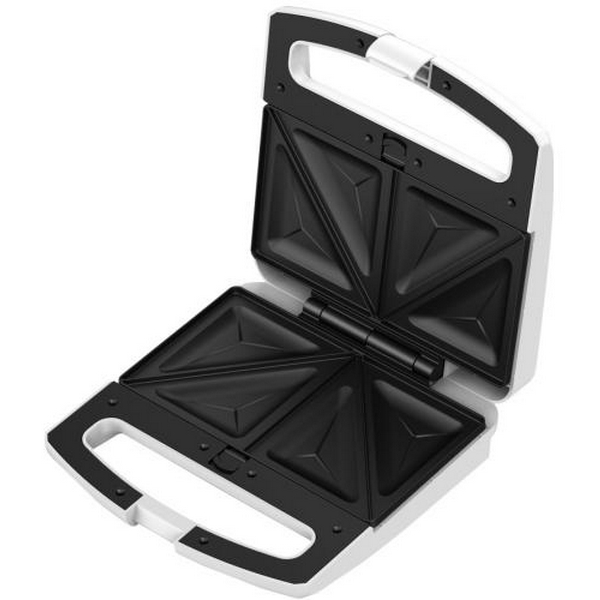 Мультимейкер Liberton LSM-5104, White, 800W, 4в1 гриль, трикутні сендвічі 4шт, бельгійські вафлі 2шт, горішки 12шт, антипригарне покриття, індикатор живлення та готовності, автоматичний контроль температури - 4