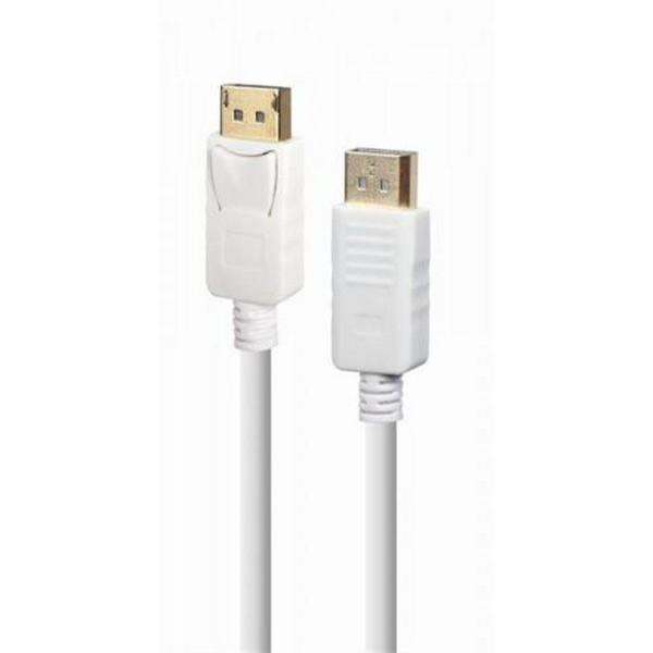Кабель DisplayPort (M) - DisplayPort (M), 1.8 м, White, Cablexpert, V1.2, 60 Гц (CC-DP2-6-W)