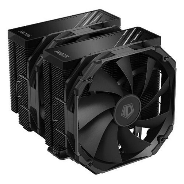 Кулер для процесора ID-Cooling FROZN A720 Black, 2x140 мм, 7 теплових трубок, алюміній/мідь, Intel: 2066, 2011, 1700, 1200, 1150, 1151, 1155, 1156, AMD: AM4/AM5, 163х153х140 мм, 4-pin PWM, до 300 Вт - 2
