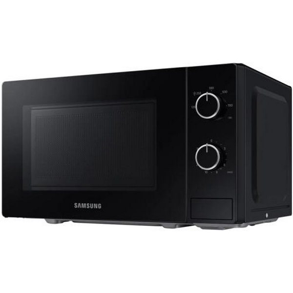 Мікрохвильова піч Samsung MS20A3010AL/UA, Black, 700W, 20л, звичайна (соло), 5 рівнів потужності, керування механічне, відкривання дверцят кнопкове - 3