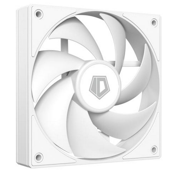 Вентилятор 120 мм, ID-Cooling AF-125-W, White, 120x120x25 мм, 500-2000 об/хв, <29.85 дБ, 4-pin (PWM), 78.25CFM, гідравлічний підшипник - 2