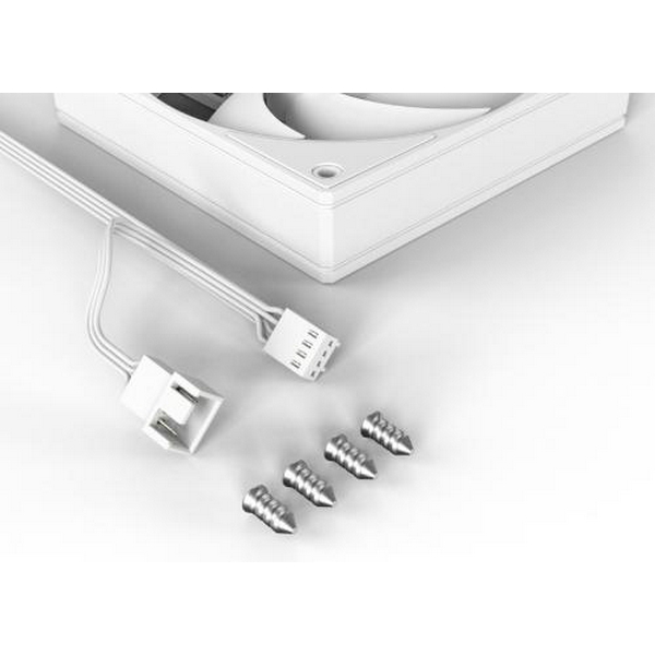 Вентилятор 120 мм, ID-Cooling AF-125-W, White, 120x120x25 мм, 500-2000 об/хв, <29.85 дБ, 4-pin (PWM), 78.25CFM, гідравлічний підшипник - 6